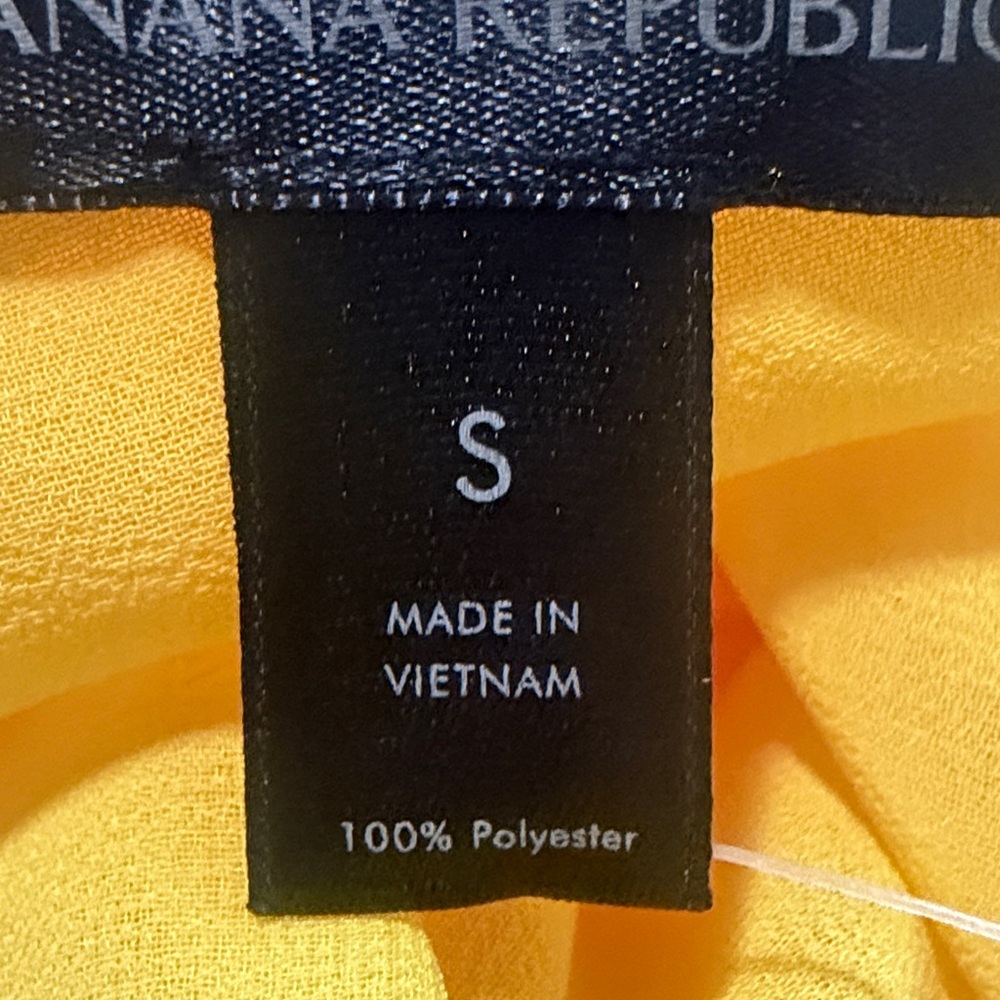 Banana Republic Yellow One-shoulder Tank Top - Picture 5 of 5